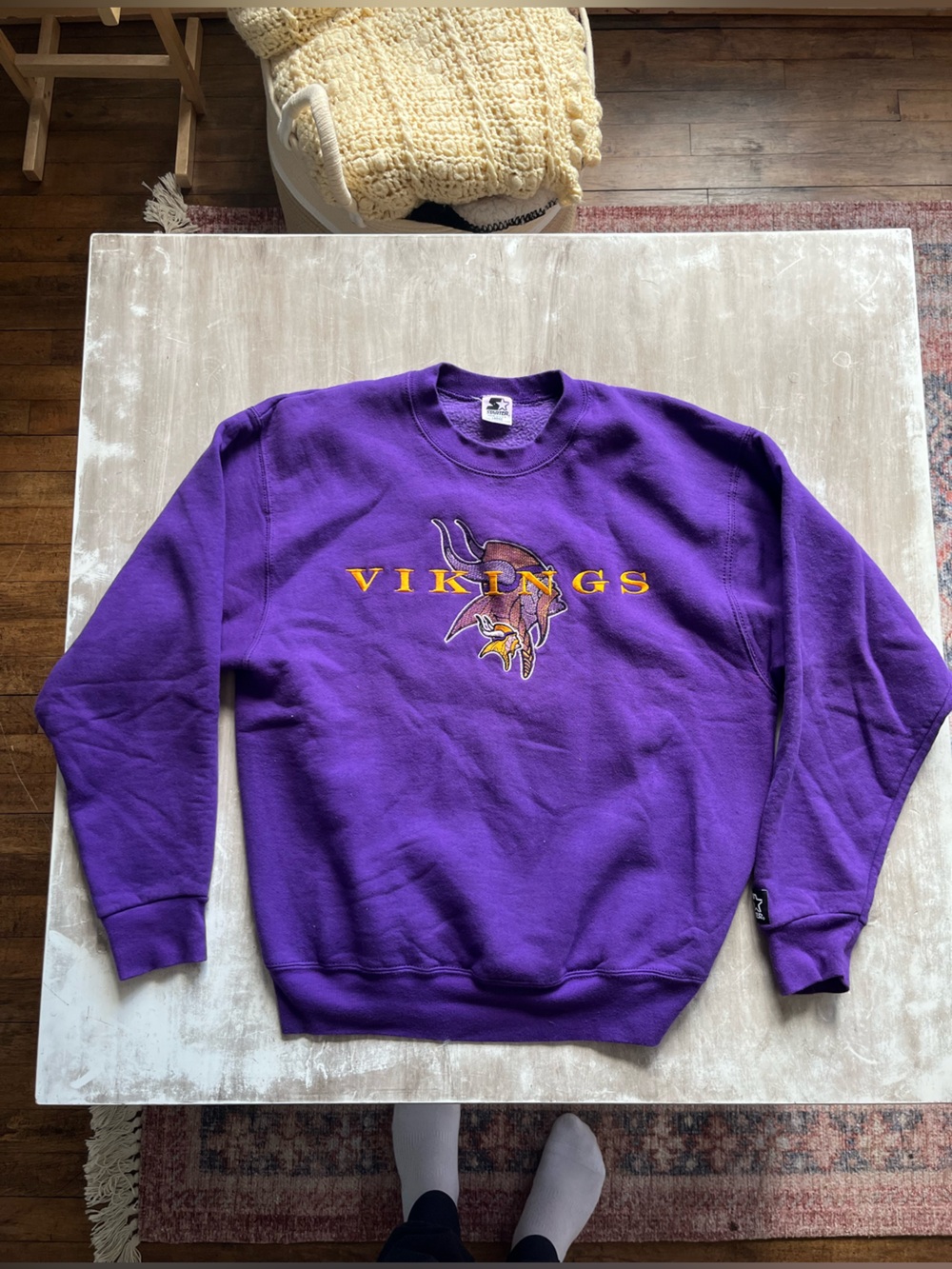 Purple Vikings Crewneck Sweatshirt